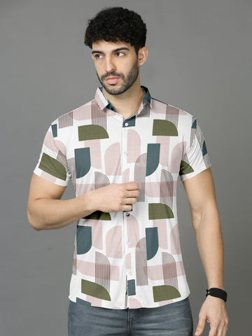 Triangular Bliss Printed Half Sleeve Shirt