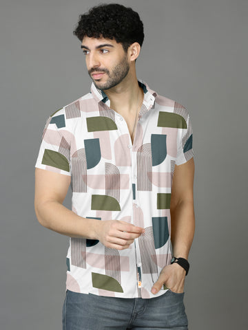 Triangular Bliss Printed Half Sleeve Shirt
