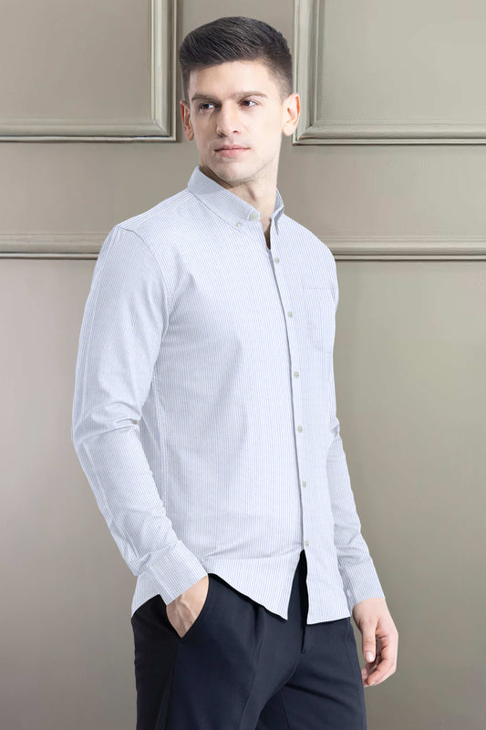 Imperial Blue Stripe Oxford Shirt